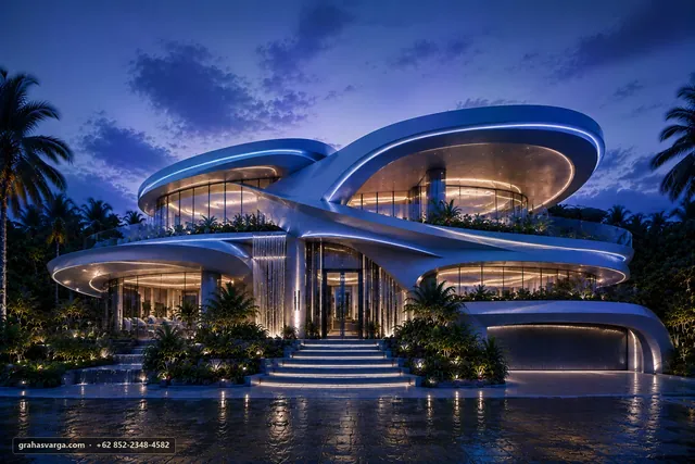 Arsitektur untuk Kabupaten Gianyar. — visual arsitektur 1
